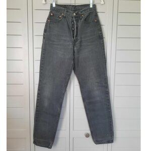 Levis Vintage 591 grey denim jeans size 28W 32L